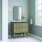James Martin Vanities Emmeline 36in Single Vanity, Pebble Oak w/ 3 CM Charcoal Soapstone Top D100-V36-PBO-3CSP - alternate 2